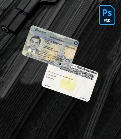 USA Vermont driving license (2019 – present) PSSD